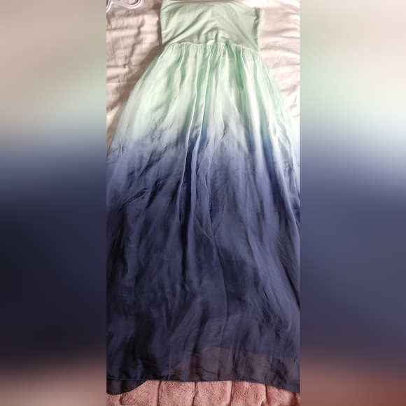 Giusy made in italy silk blend ombre skirt - Picture 2 of 6